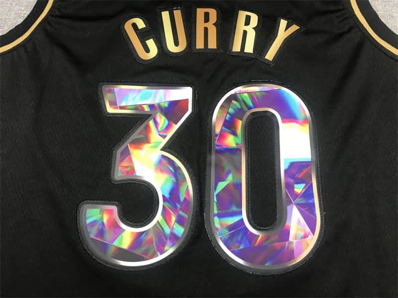 Golden State Warriors 21/22 CURRY #30 Black Basketball Jersey (Stitched)