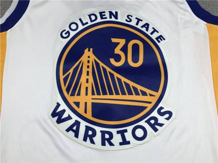 Golden State Warriors 21/22 CURRY #30 White Basketball Jersey (Stitched)