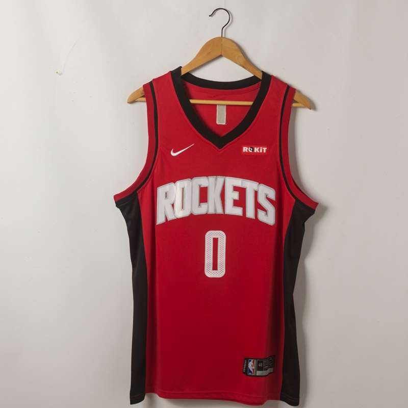 Houston Rockets 20/21 WESTBROOK #0 Red Basketball Jersey (Stitched)