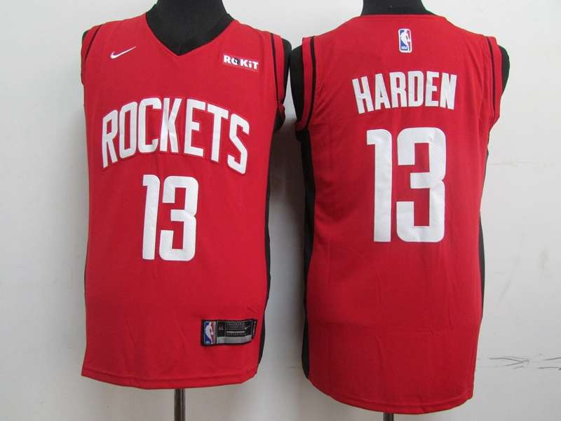 Houston Rockets 20/21 HARDEN #13 Red Basketball Jersey (Stitched)