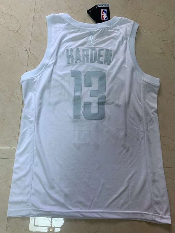 Houston Rockets 2020 HARDEN #13 White MVP Basketball Jersey (Stitched)