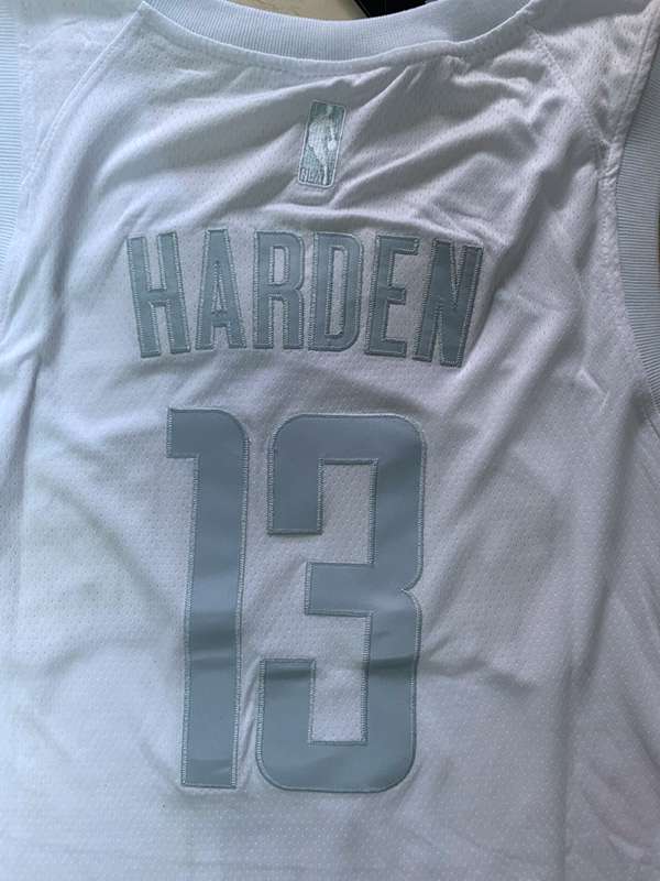 Houston Rockets 2020 HARDEN #13 White MVP Basketball Jersey (Stitched)