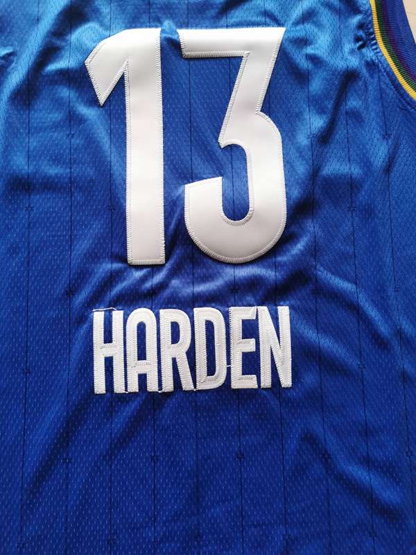 Houston Rockets 2020 HARDEN #13 Blue All Star Basketball Jersey (Stitched)