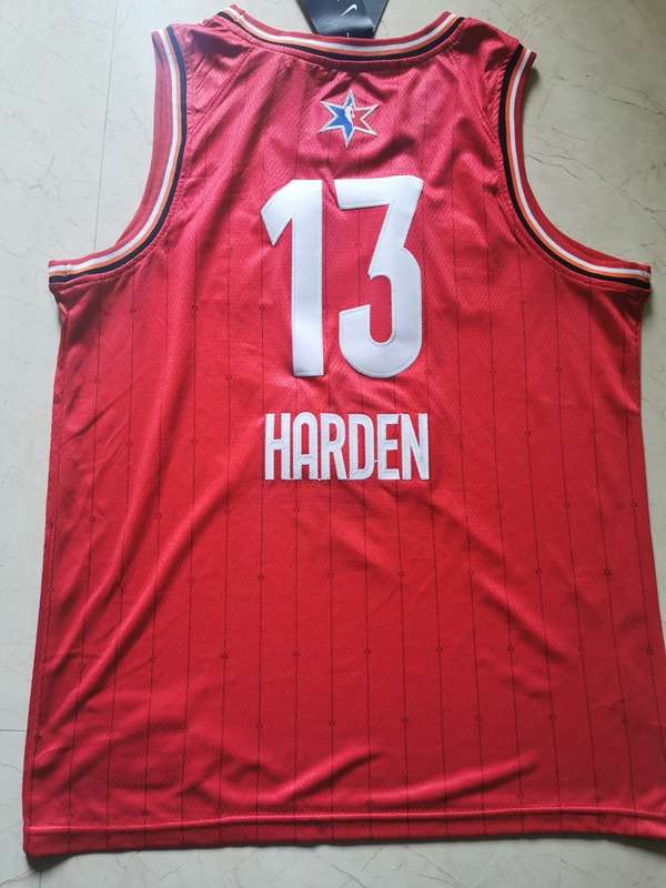 Houston Rockets 2020 HARDEN #13 Red All Star Basketball Jersey (Stitched)