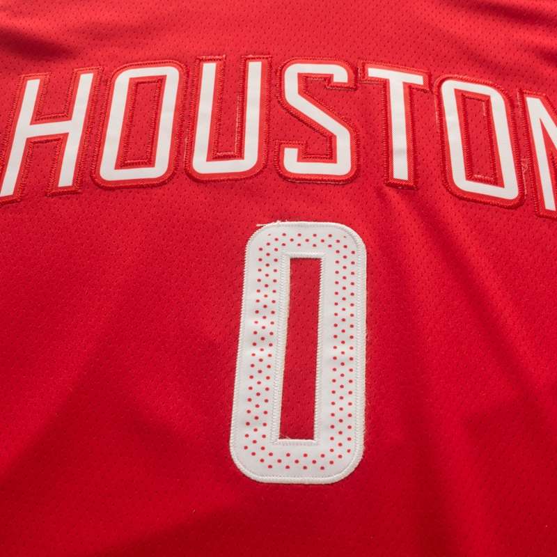 Houston Rockets WESTBROOK #0 Red Basketball Jersey (Stitched)