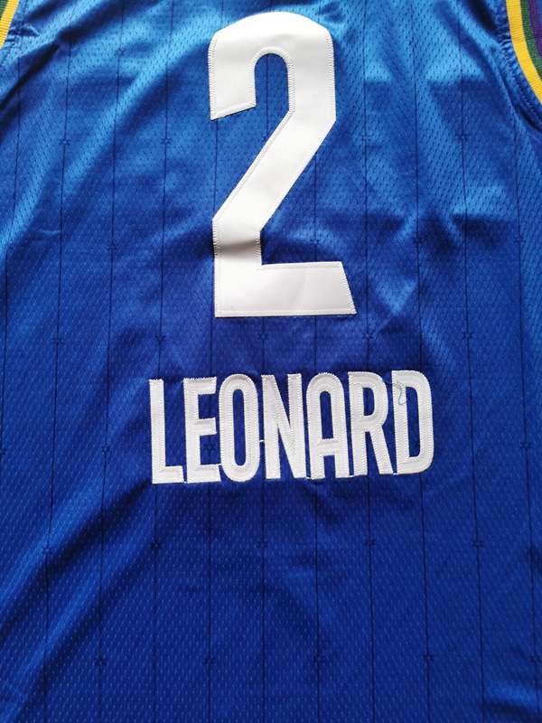 Los Angeles Clippers 2020 LEONARD #2 Blue All Star Basketball Jersey (Stitched)