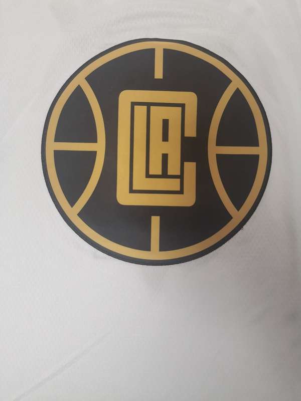 Los Angeles Clippers 2020 LEONARD #2 White Gold Basketball Jersey (Stitched)