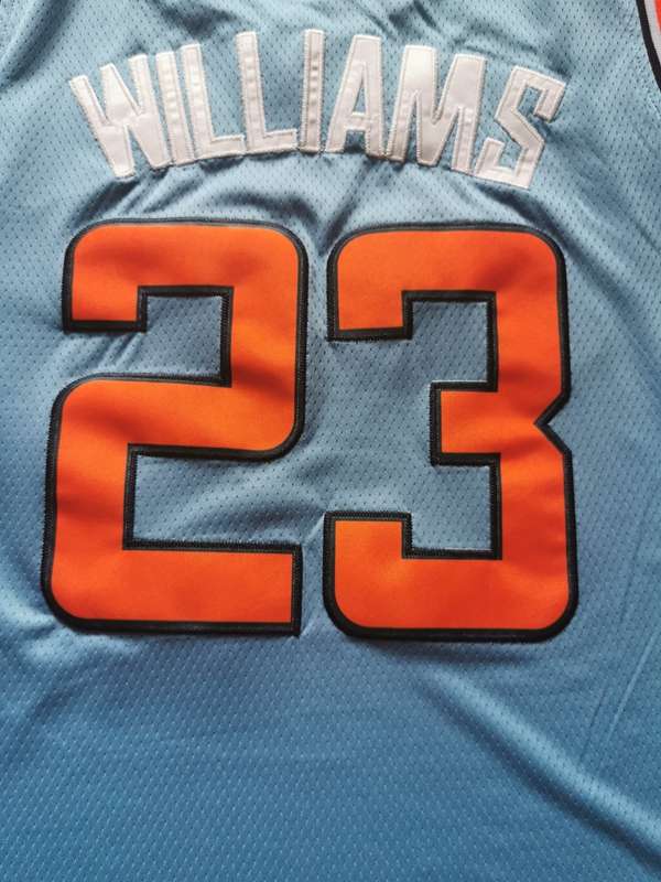 Los Angeles Clippers WILLIAMS #23 Blue Basketball Jersey (Stitched)