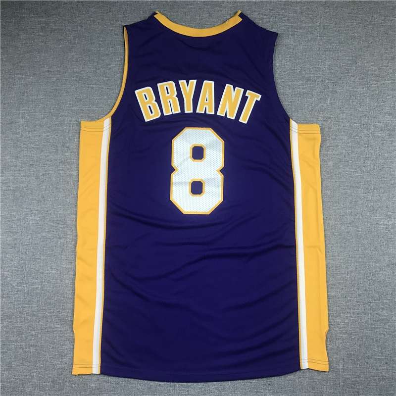 Los Angeles Lakers 2000/01 BRYANT #8 Purple Finals Classics Basketball Jersey (Stitched)