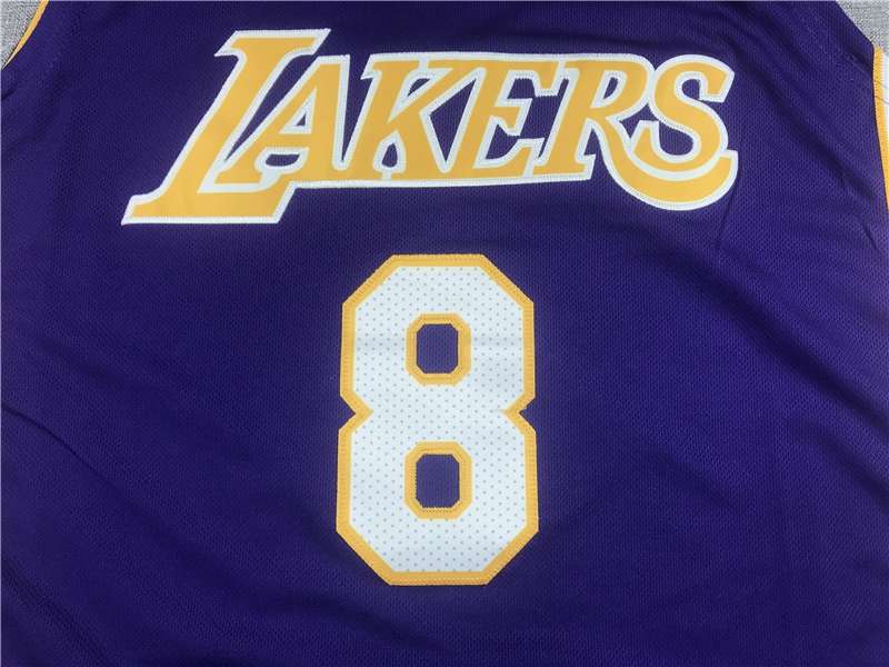 Los Angeles Lakers 2000/01 BRYANT #8 Purple Finals Classics Basketball Jersey (Stitched)