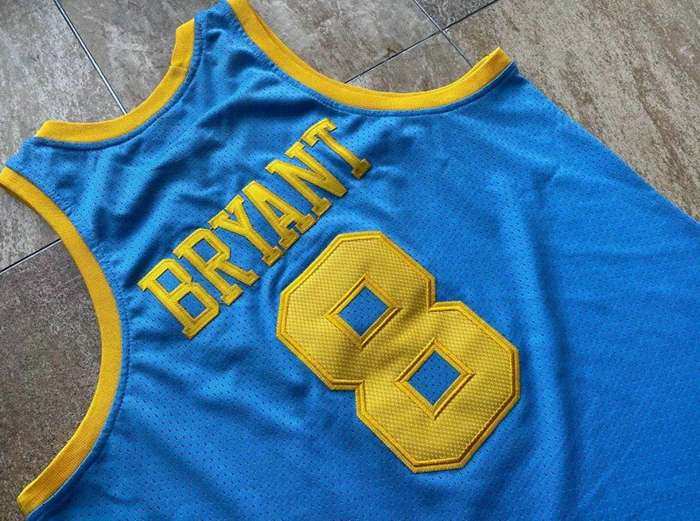 Los Angeles Lakers 2001/02 BRYANT #8 Blue Classics Basketball Jersey (Closely Stitched)