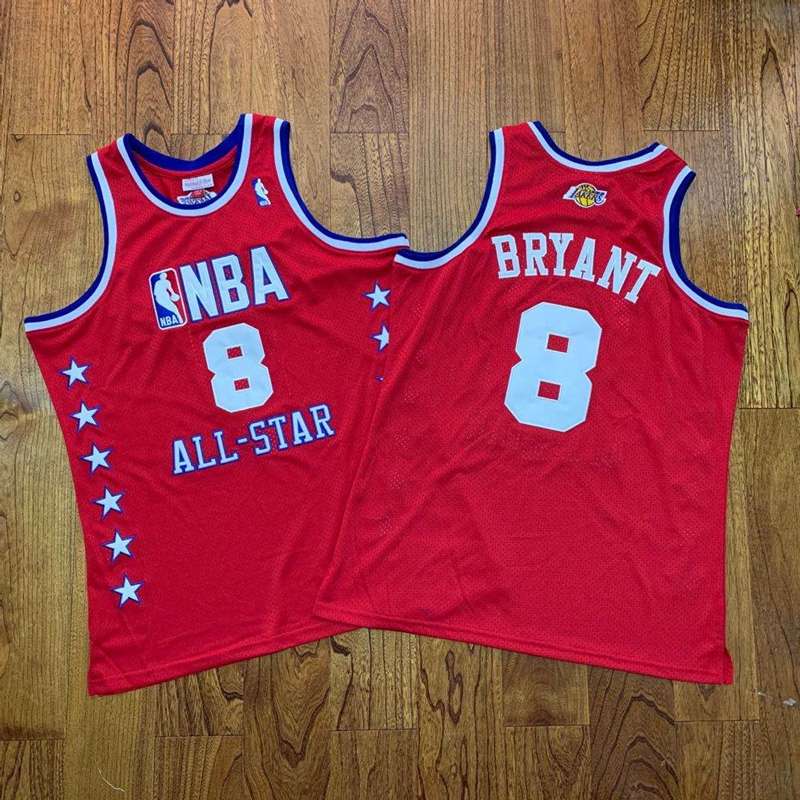 Los Angeles Lakers 2003 BRYANT #8 Red All Star Classics Basketball Jersey (Closely Stitched)