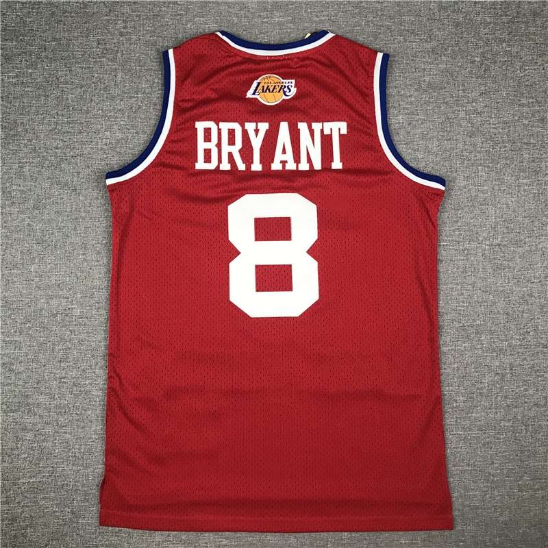 Los Angeles Lakers 2003 BRYANT #8 Red All Star Classics Basketball Jersey (Stitched)