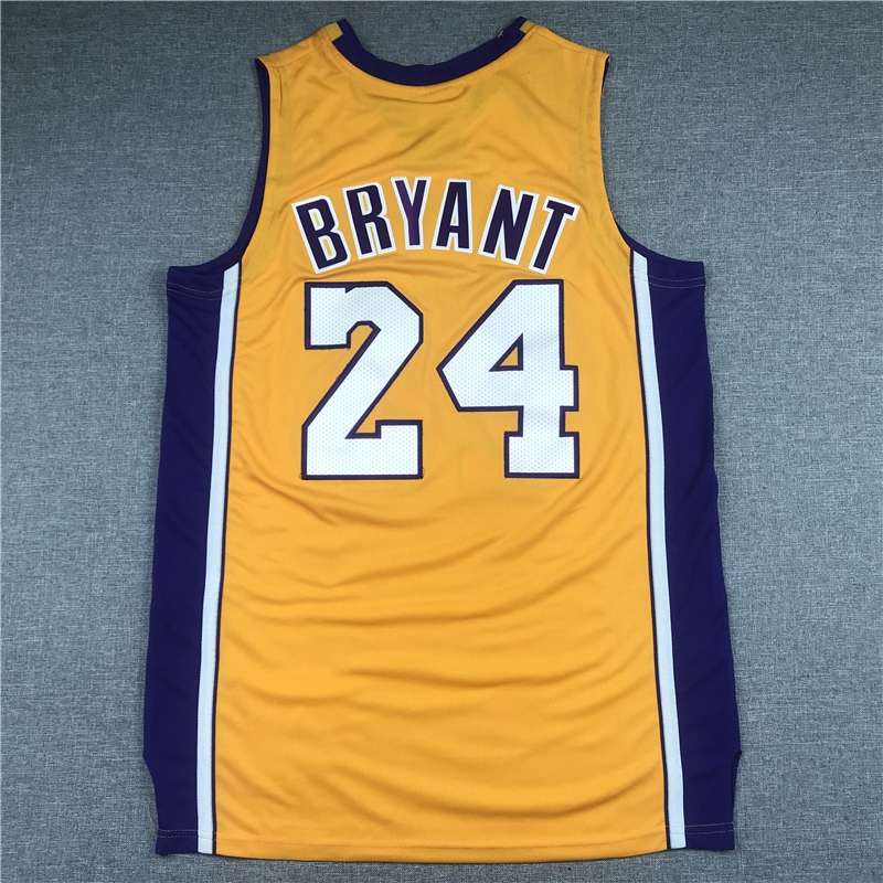 Los Angeles Lakers 2006/07 BRYANT #24 Yellow Classics Basketball Jersey (Stitched)