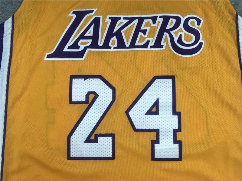 Los Angeles Lakers 2006/07 BRYANT #24 Yellow Classics Basketball Jersey (Stitched)