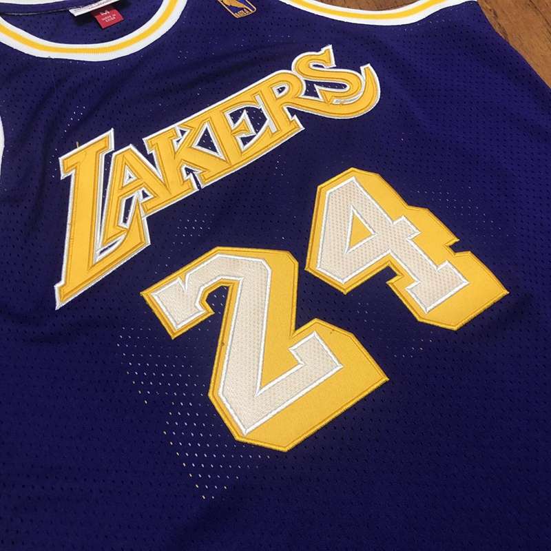 Los Angeles Lakers 2007/08 BRYANT #24 Purple Classics Basketball Jersey 2 (Closely Stitched)