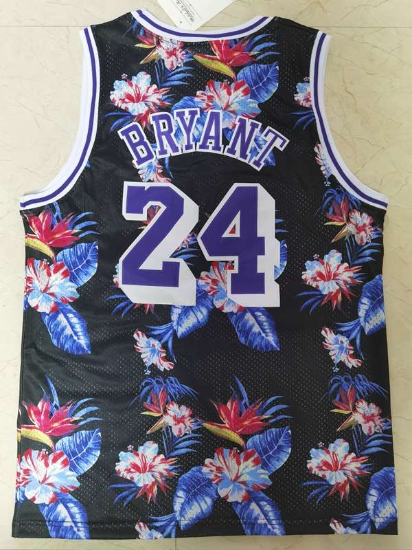 Los Angeles Lakers 2007/08 BRYANT #24 Black Classics Basketball Jersey (Stitched)