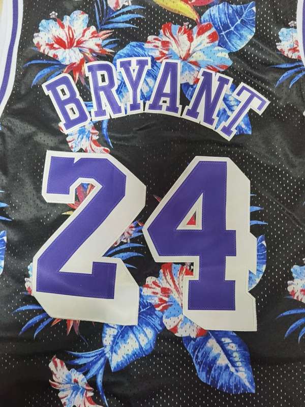 Los Angeles Lakers 2007/08 BRYANT #24 Black Classics Basketball Jersey (Stitched)