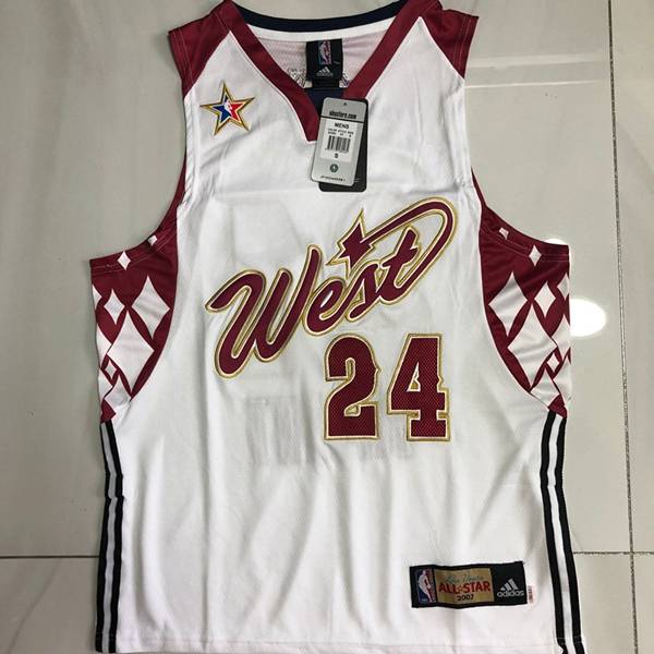 Los Angeles Lakers 2007 BRYANT #24 White All Star Classics Basketball Jersey (Closely Stitched)