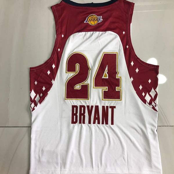 Los Angeles Lakers 2007 BRYANT #24 White All Star Classics Basketball Jersey (Closely Stitched)