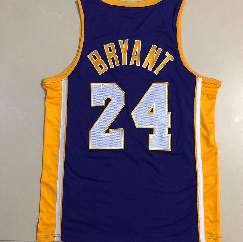 Los Angeles Lakers 2008/09 BRYANT #24 Purple Champion Classics Basketball Jersey (Closely Stitched)