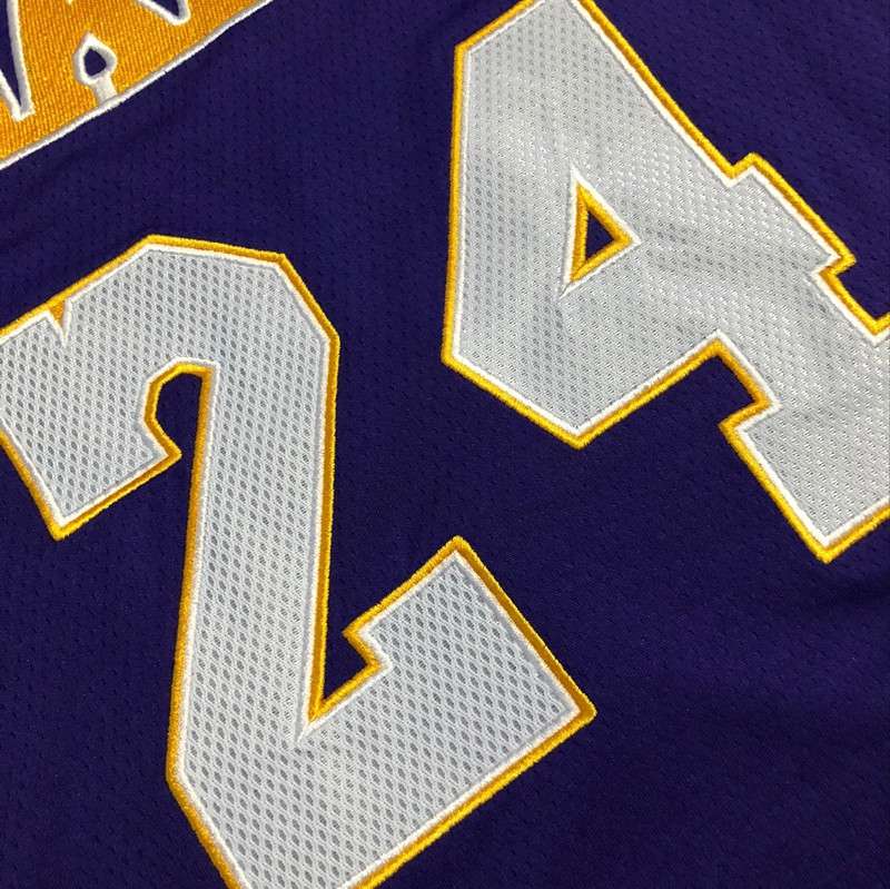 Los Angeles Lakers 2008/09 BRYANT #24 Purple Champion Classics Basketball Jersey (Closely Stitched)