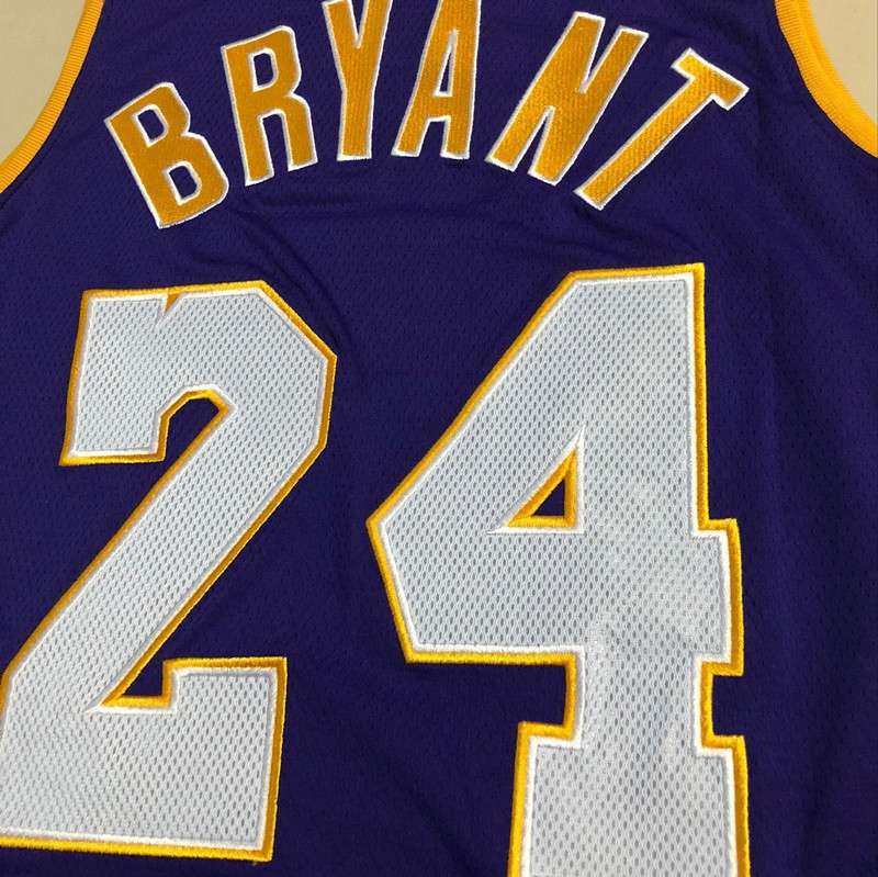 Los Angeles Lakers 2008/09 BRYANT #24 Purple Champion Classics Basketball Jersey (Closely Stitched)