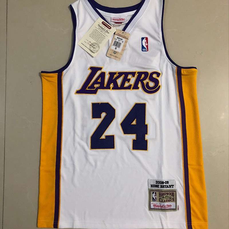 Los Angeles Lakers 2008/09 BRYANT #24 White Classics Basketball Jersey (Closely Stitched)