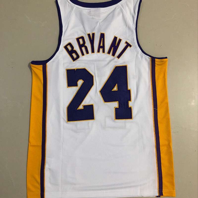 Los Angeles Lakers 2008/09 BRYANT #24 White Classics Basketball Jersey (Closely Stitched)