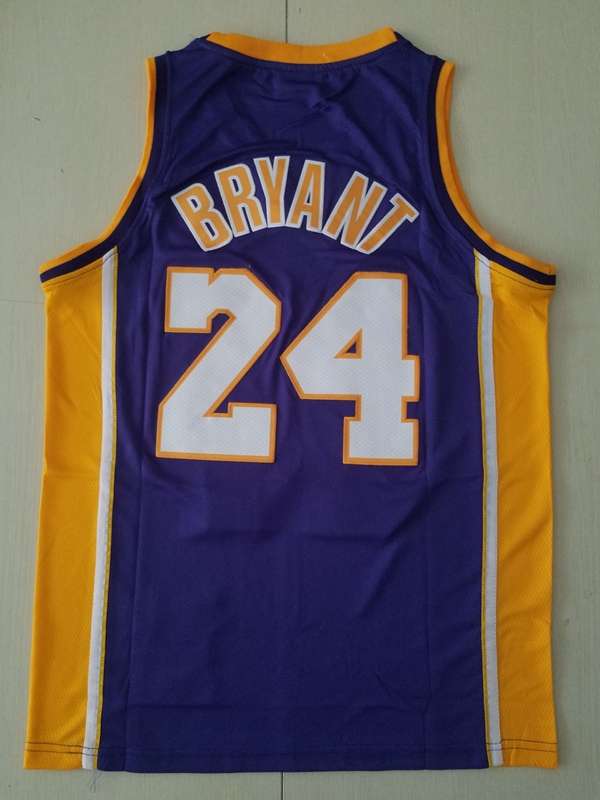 Los Angeles Lakers 2009 BRYANT #24 Purple Champion Classics Basketball Jersey (Stitched)