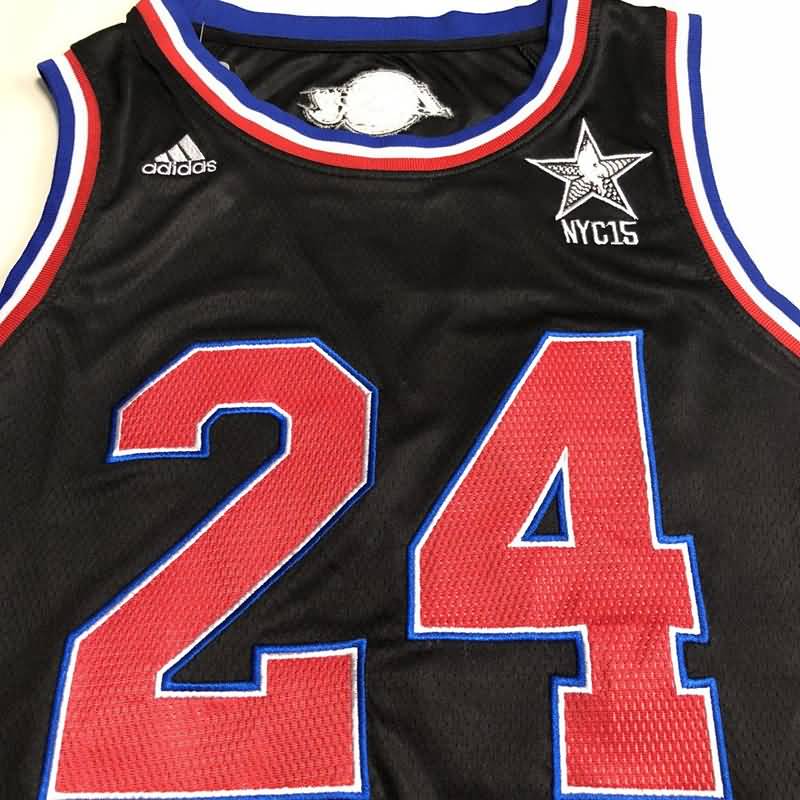 Los Angeles Lakers 2015 BRYANT #24 Black ALL-STAR Classics Basketball Jersey (Closely Stitched)