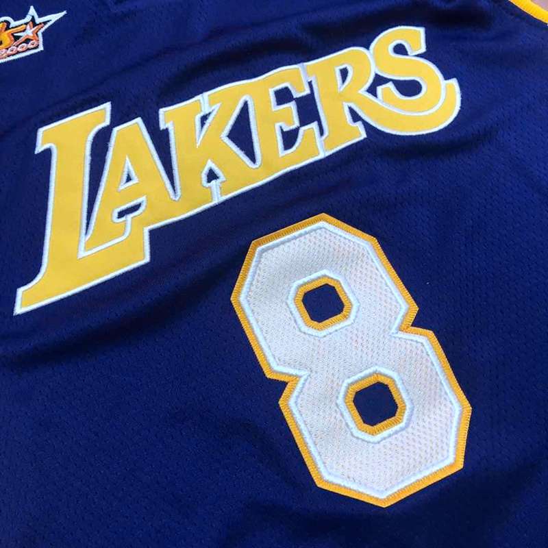 Los Angeles Lakers 2000 BRYANT #8 Purple All Star Classics Basketball Jersey (Closely Stitched)