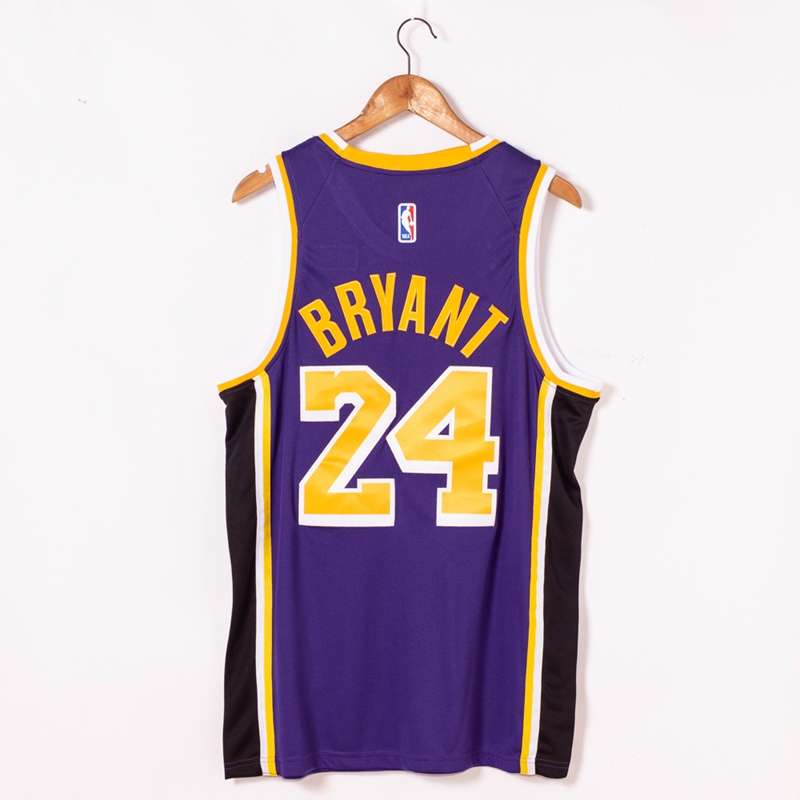 Los Angeles Lakers 20/21 BRYANT #24 Purple AJ Basketball Jersey (Stitched)