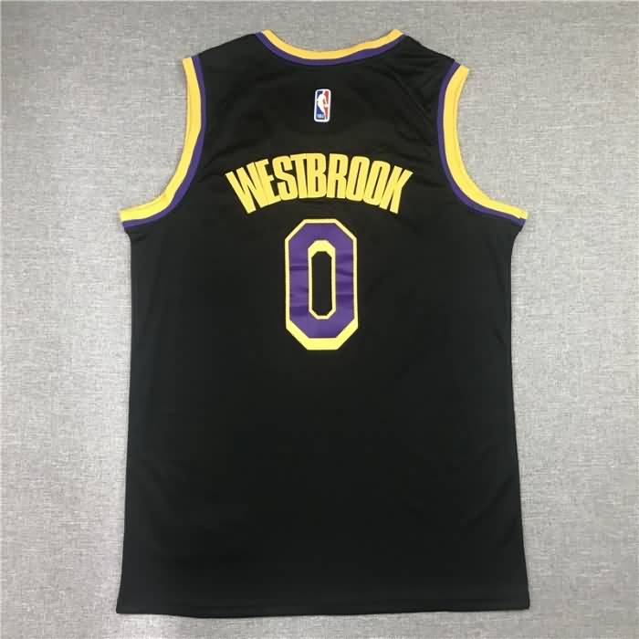 Los Angeles Lakers 20/21 WESTBROOK #0 Black Basketball Jersey (Stitched)