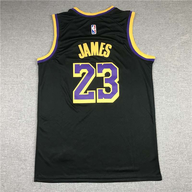 Los Angeles Lakers 20/21 JAMES #23 Black Basketball Jersey (Stitched)