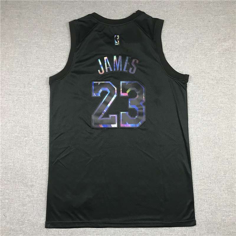 Los Angeles Lakers 20/21 JAMES #23 Black Basketball Jersey 2 (Stitched)