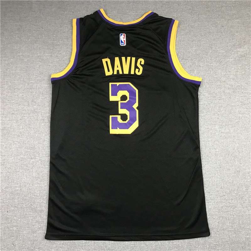 Los Angeles Lakers 20/21 DAVIS #3 Black Basketball Jersey (Stitched)