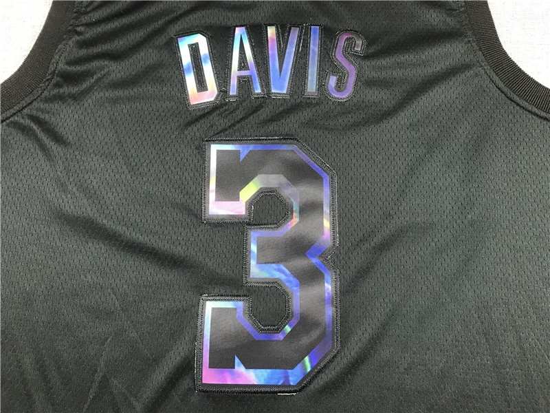 Los Angeles Lakers 20/21 DAVIS #3 Black Basketball Jersey 2 (Stitched)