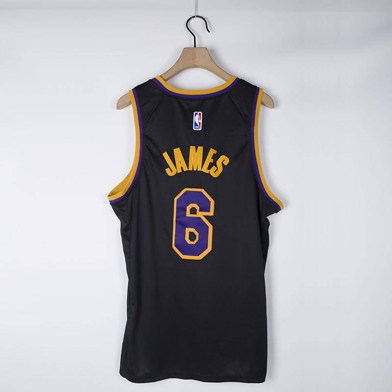 Los Angeles Lakers 20/21 JAMES #6 Black Basketball Jersey (Stitched)