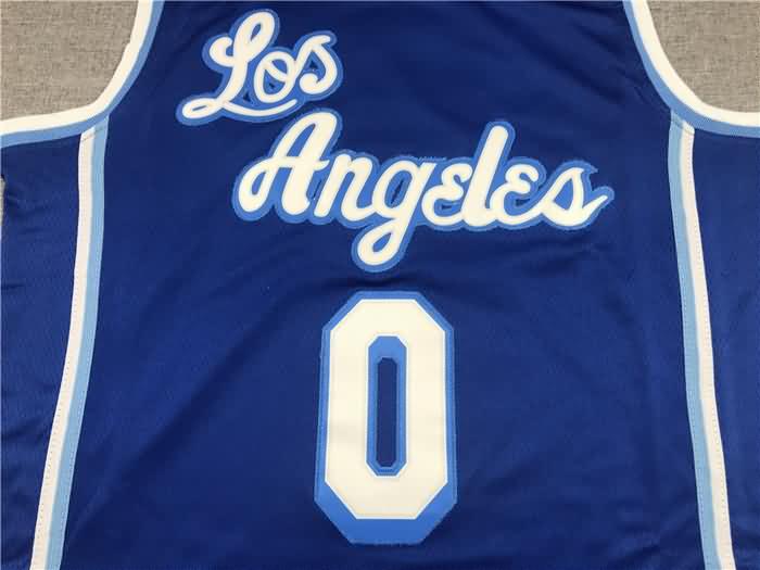 Los Angeles Lakers 20/21 WESTBROOK #0 Blue Basketball Jersey (Stitched)