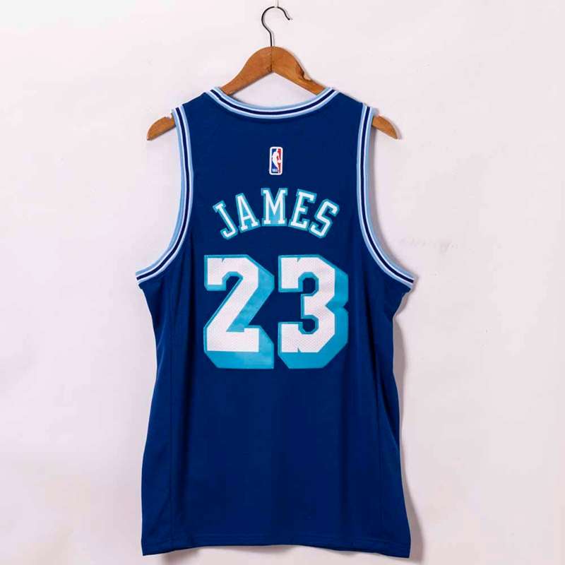 Los Angeles Lakers 20/21 JAMES #23 Blue Basketball Jersey (Stitched)