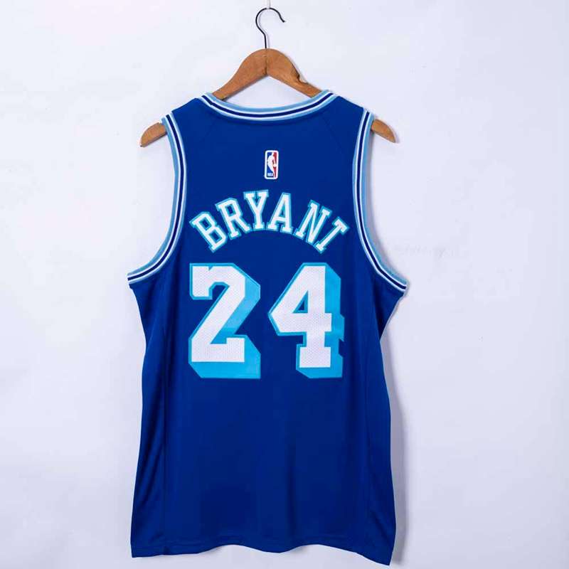 Los Angeles Lakers 20/21 BRYANT #24 Blue Basketball Jersey (Stitched)