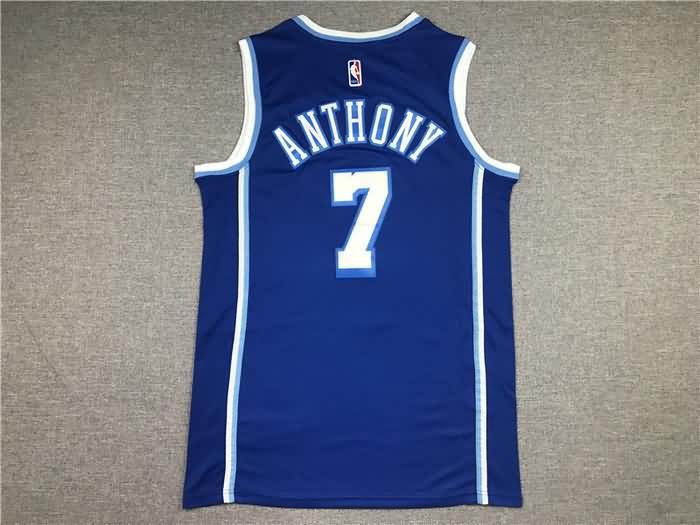 Los Angeles Lakers 20/21 ANTHONY #7 Blue Basketball Jersey (Stitched)