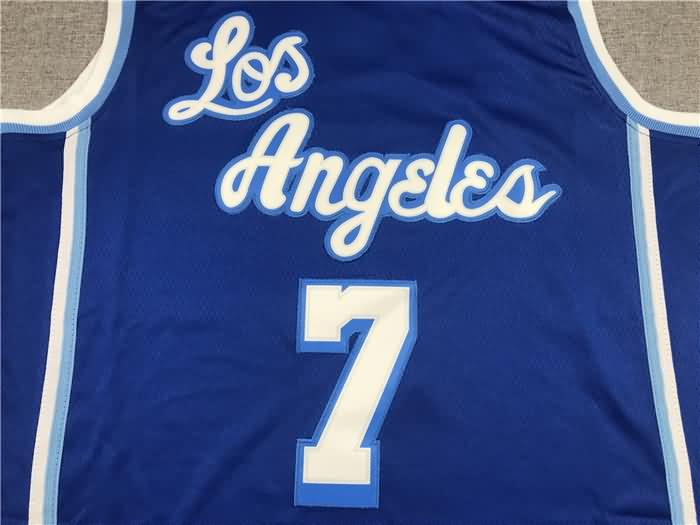 Los Angeles Lakers 20/21 ANTHONY #7 Blue Basketball Jersey (Stitched)