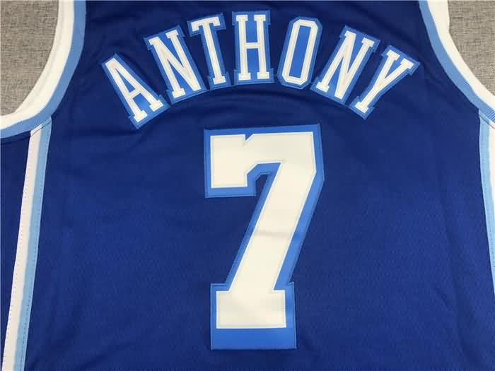 Los Angeles Lakers 20/21 ANTHONY #7 Blue Basketball Jersey (Stitched)