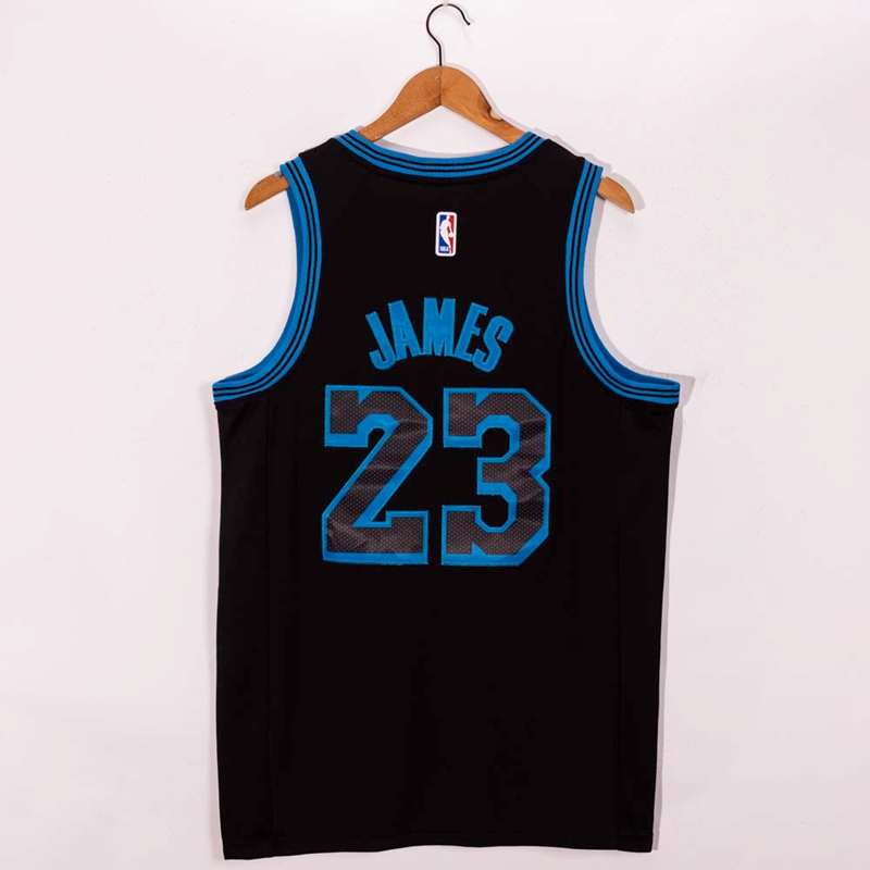 Los Angeles Lakers 20/21 JAMES #23 Black City Basketball Jersey (Stitched)