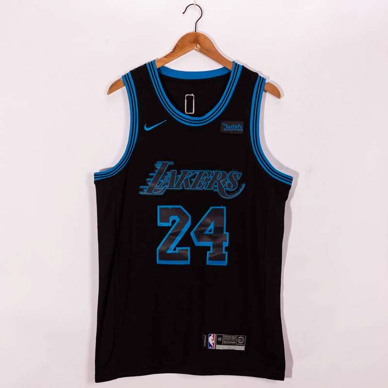 Los Angeles Lakers 20/21 BRYANT #24 Black City Basketball Jersey (Stitched)