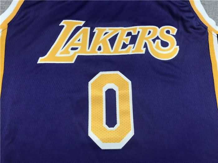 Los Angeles Lakers 20/21 WESTBROOK #0 Purple Basketball Jersey (Stitched)