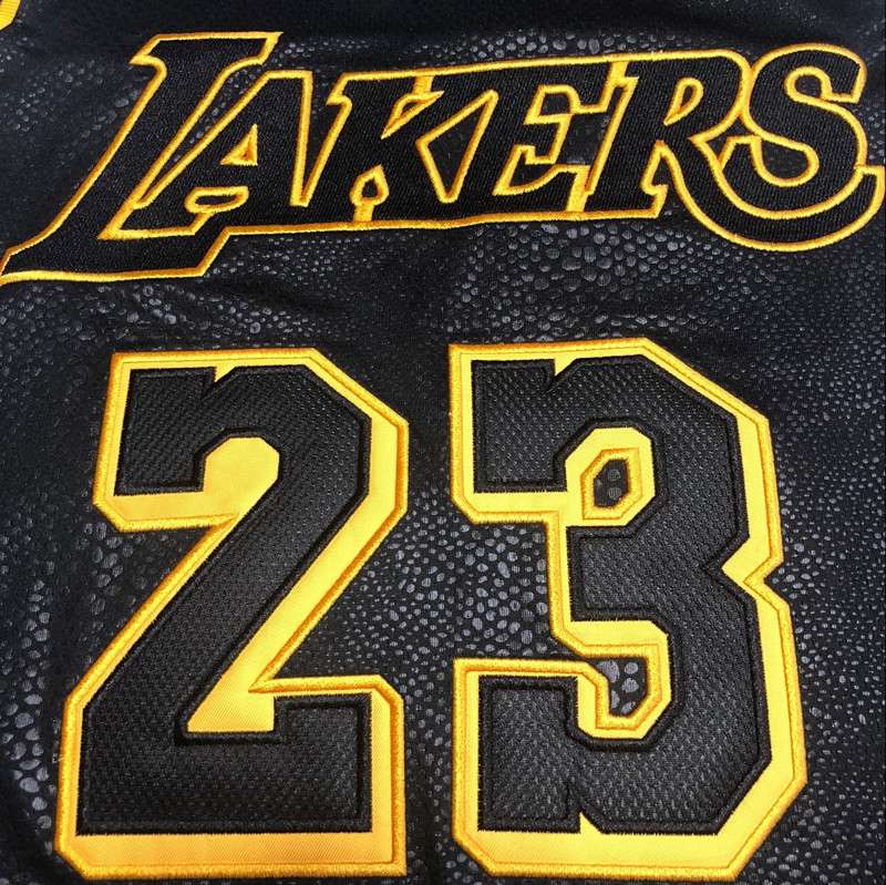 Los Angeles Lakers 2020 JAMES #23 Black City Basketball Jersey (Closely Stitched)