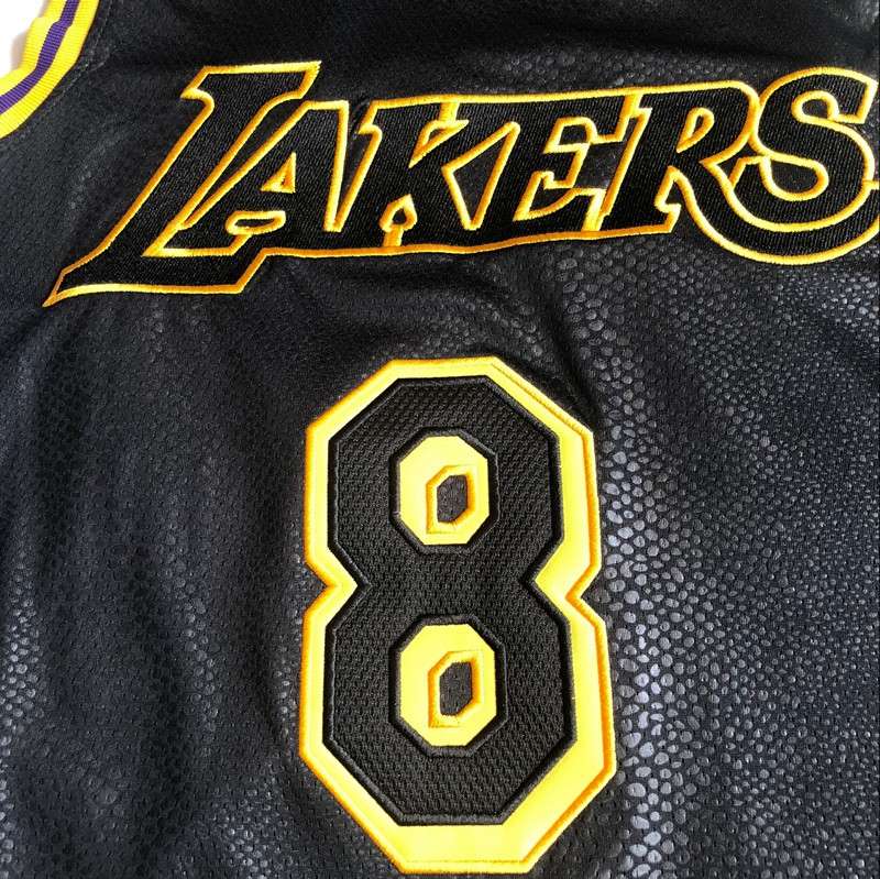 Los Angeles Lakers 2020 BRYANT #8 #24 Black City Basketball Jersey (Closely Stitched)